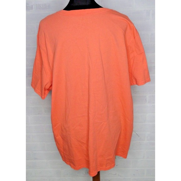 Women's Carharrt Short Sleeve T-Shirt‎ Size 2XL 20W-22 W/ Pocket Loose Fit Pink - Picture 3 of 5